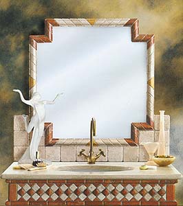 Мрамор Gianni Gaiti - Обрамление зеркала
