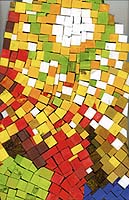 Керамос-Арт: Оформление арочных окон - фрагмент мозаики