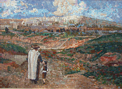 Картина-мозаика Еврейские ценности