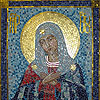 Мозаичная икона Божией матери