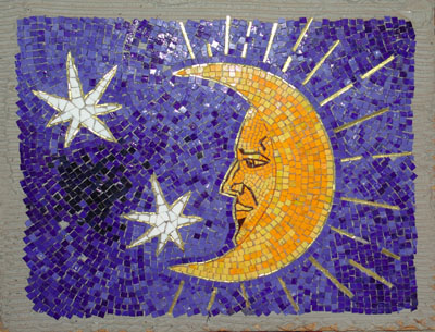 Мозаичное панно Луна